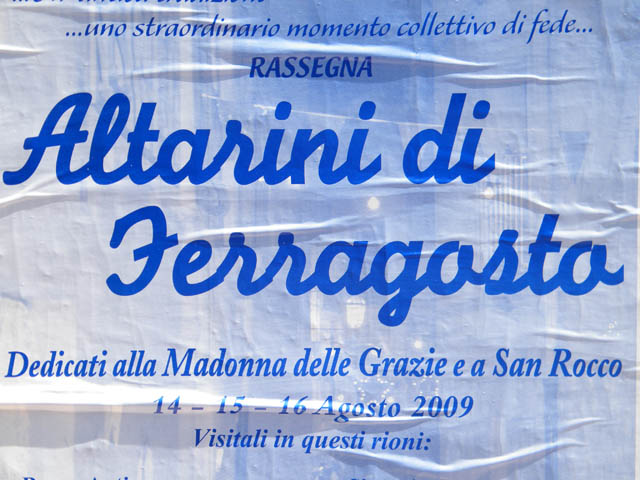 tradizione degli altarini