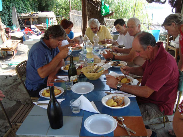 zuppa di pesce di lago